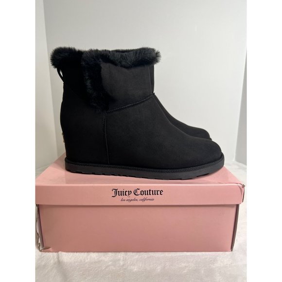 Juicy Couture Firecracker Women's Hidden Wedge Winter Boots Size 11 - Picture 4 of 8